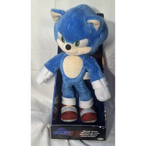 Jakks Pacific Sonic the Hedgehog 3 Movie 13-Inch Deluxe Plush Stuffed Toy